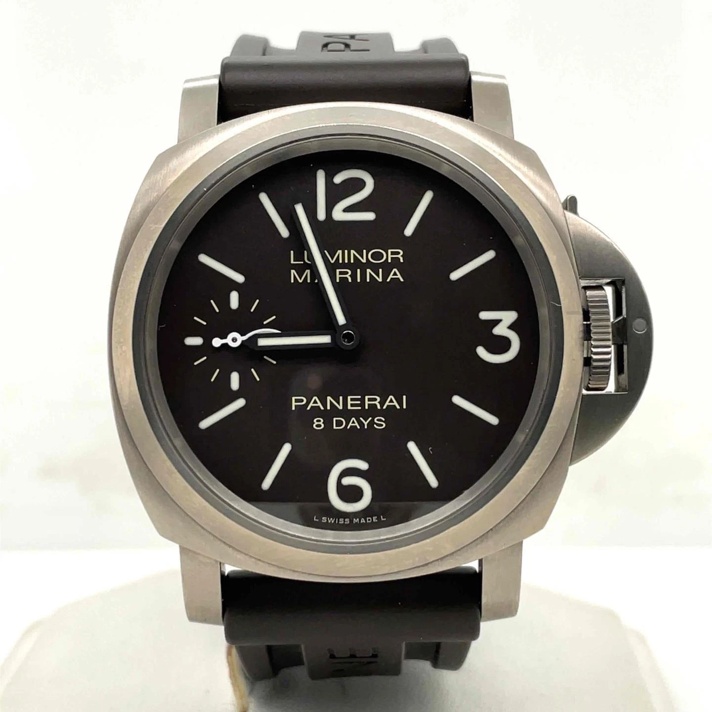 Panerai — Panerai Luminor Marina 8 Days Automatic 44mm Titanium Brown Dial Men's PAM00564