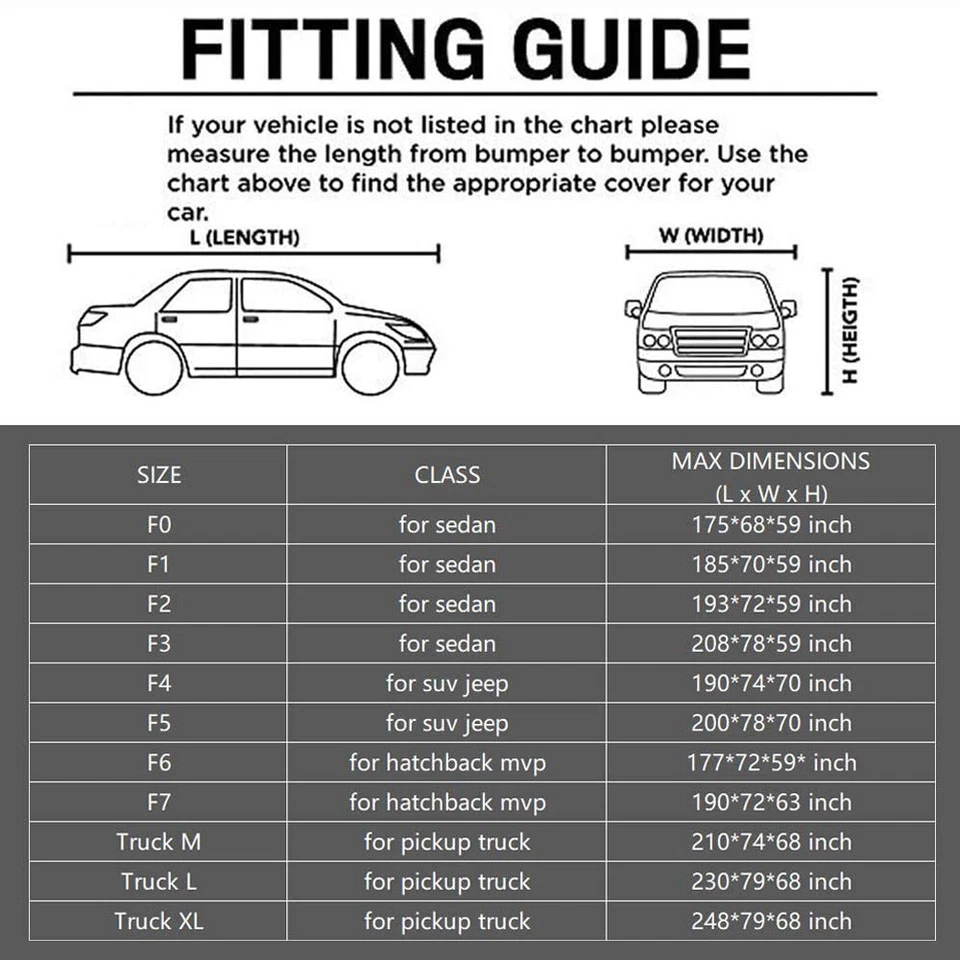 Cubierta de coche exterior impermeable para todo tipo de clima SUV XL para Chevrolet Equinox 2004-2022 Foto 3 de 4
