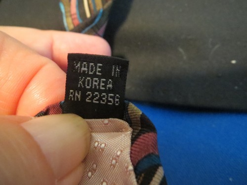 Vintage Albert Nippon Silk Tie #2696 - Picture 4 of 4