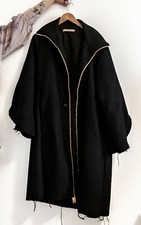 Nostra Santissima Oversize Wool Winter Coat Size 42 / M Exposed Seams