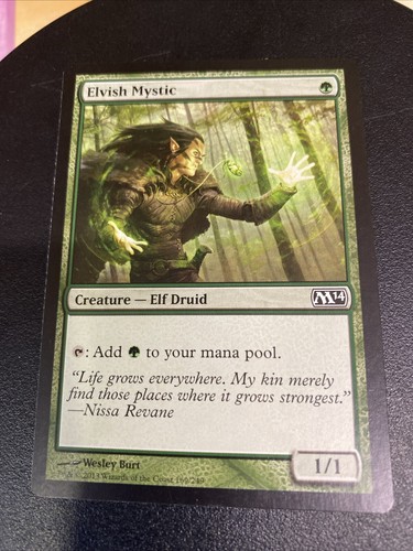 MTG Elvish Mystic Magic 2014 169/249 Regular Common TCG CARD TRADING