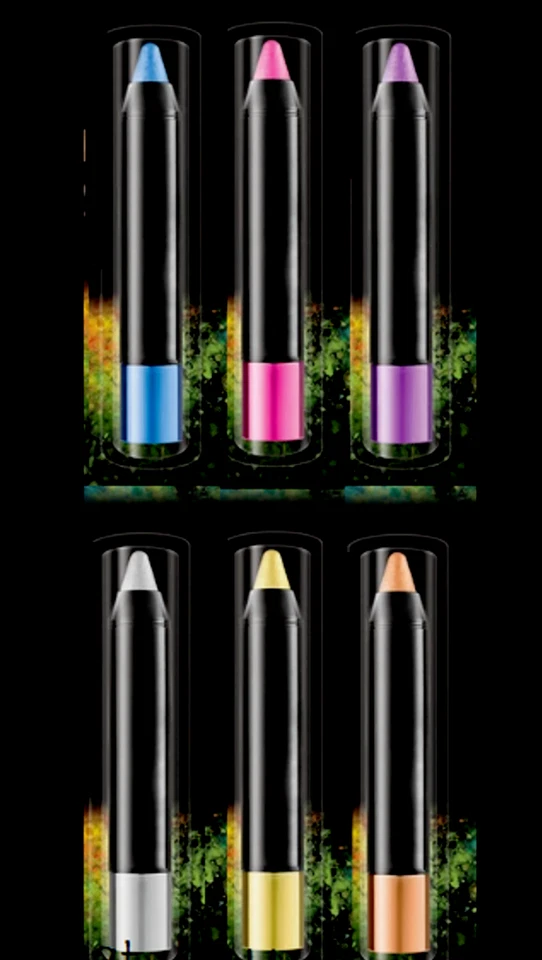 HALLOWEEN CARA/CUERPO STICK_CUERPO CRAYÓN BRILLO - DISFRAZ MAQUILLAJE_6 TONOS_ELIGE 1 Foto 2 de 4