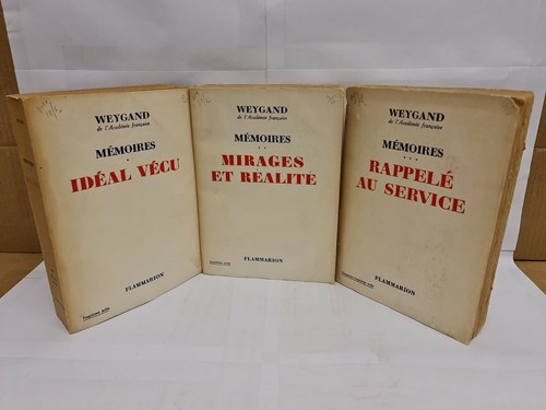Memoires - 3 Volumes - Rappele Au Service - Paperback 1950's - 第 1/7 張圖片