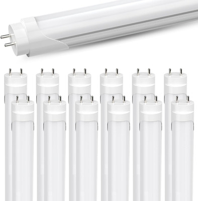 12-Pack 4FT LED T8 Tube Lights 24W 3200LM 6000K Frosted, Easy Install