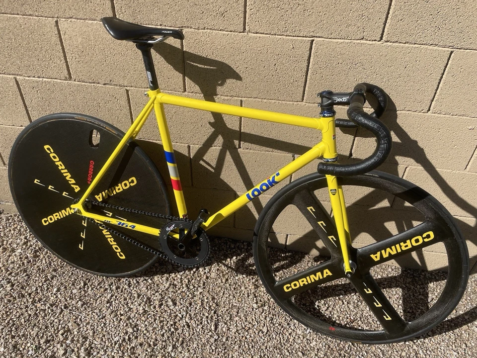 LOOK AC 364 Track Bike Corima Sugino Direct Drive Size 55 - Image 4 of 4