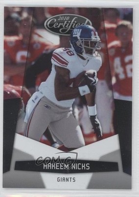 2010 Certified Hakeem Nicks #100 0f4