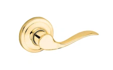 Toluca Polished Brass Hall & Closet Passage Lever – GLA101 TC3