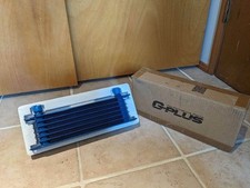 G Plus 7 Rows Engine Transmission Oil Cooler An10 Fitting Brand New Blue