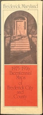 1975-76 Bicentennial Road Maps of Frederick Maryland | eBay