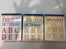 vintage DK Pockets bilingual dictionaries Fre...