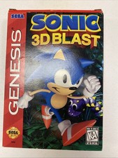 Sonic 3D Blast Sega Genesis In Original Box (Game But Not Booklet Included)