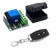  433Mhz Universal Wireless Remote Control Switch DC 1 receiver + 1 transmitter