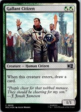 Gallant Citizen 820 Commander: Marvel Super Heroes Magic: The Gathering Foil NM