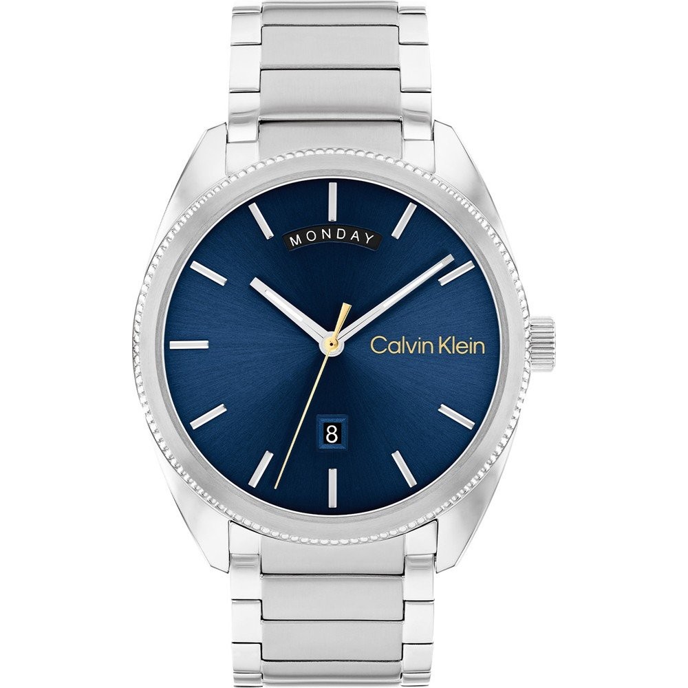 Mens Wristwatch CK CALVIN KLEIN PROGRESS 25200446 Stainless Steel Blue