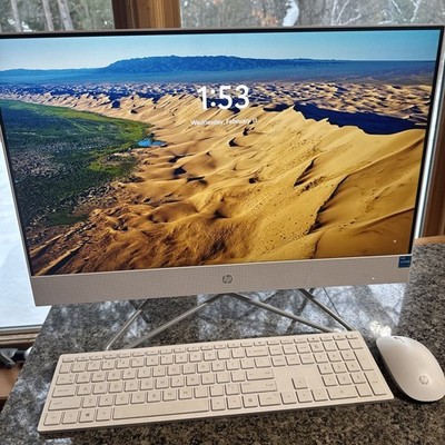 Desktop-23HO55E All-in-One Intel i3-1115G4 8GB 1TB 128 Graphic Card. Used. Works