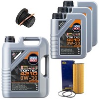 MotoröL Filter Set Top Tec 4210 0W-30 8 Liter + Schraube FüR Porsche Cayenne VW
