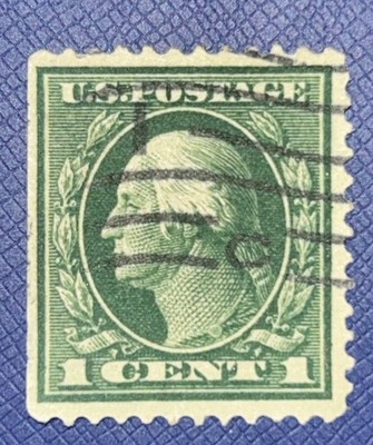 Super Rare 1922 1 Cent George Washington Postage Stamp Green RARE