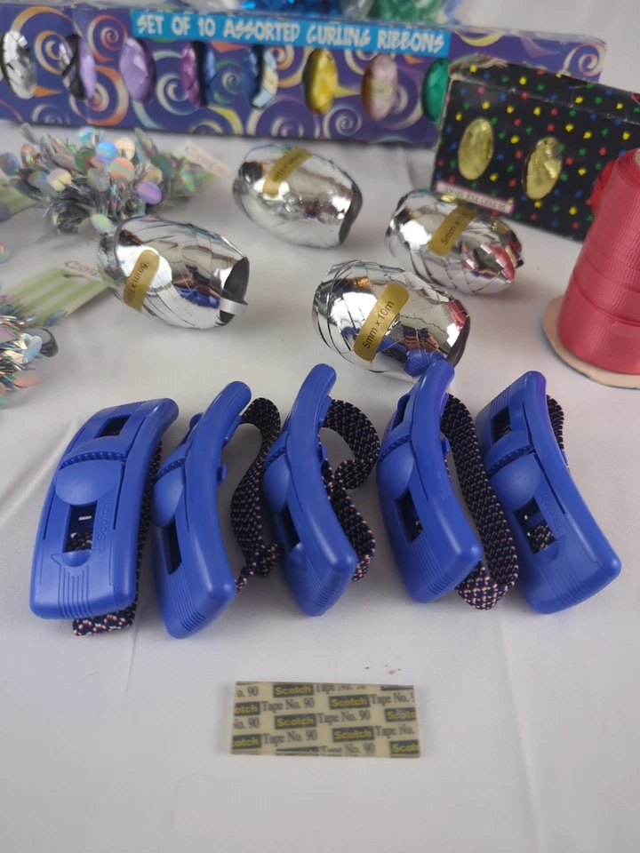 Assorted Gift Wrapping Supplies Bows & Ribbon Scotch Wrist Tape Dispenser - Image 2 of 4