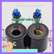 solenoid valve coil 1X Hydraulic ID 19/20MM height 52MM AC220V/ DC24V/12V 