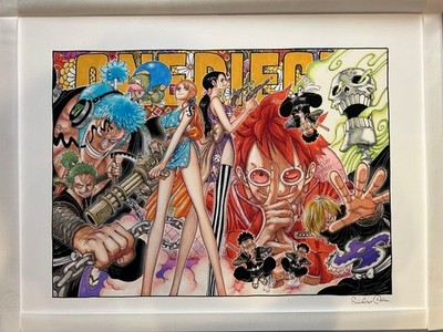 ONE PIECE Manga ART Print HERITAGE Ninja A1 Limited of 20 Eiichiro Oda