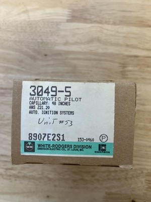 WHITE RODGERS 3049-5 AUTOMATIC PILOT FLAME SENSOR 48'' CAP.  3  SPADE TERM (BLEM)