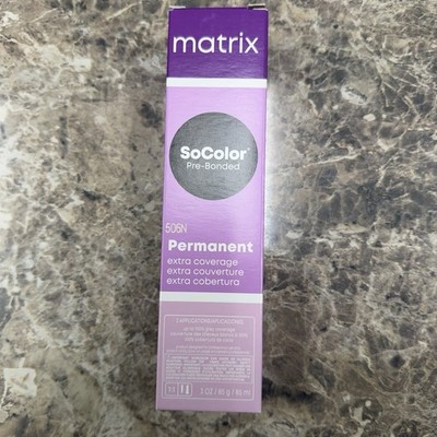 NEW! 506N Matrix SoColor Blended Light Brown Neutral Permanent Cream Color 3 oz