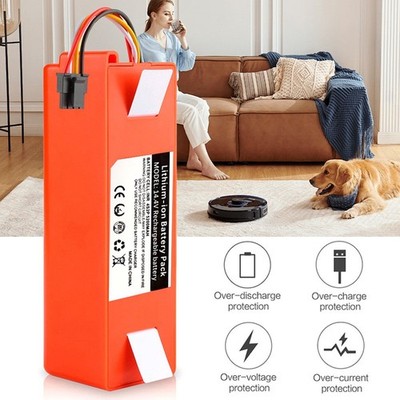 5200mAh 14,4V Akku für Xiaomi Mijia Roborock S50 S51 S55 Roboterstaubsauger