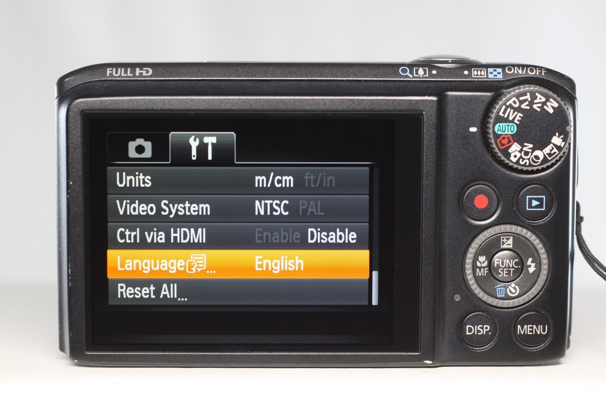 Canon PowerShot SX260 HS 12.1MP Black Digital Camera | eBay