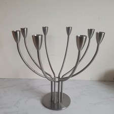 Vintage Ikea Stockholm 8 Arm Candle Holder Candelabra Design Hogberg 2.2 kilo