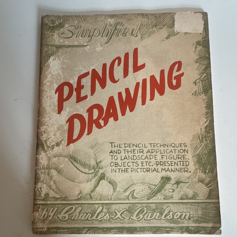 Charles X. Carlson Simplified Pencil Drawing Instruction Book - Figure Anatomy