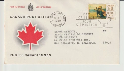 CANADA, 1969 Suzor-Cote  FDC / 2377