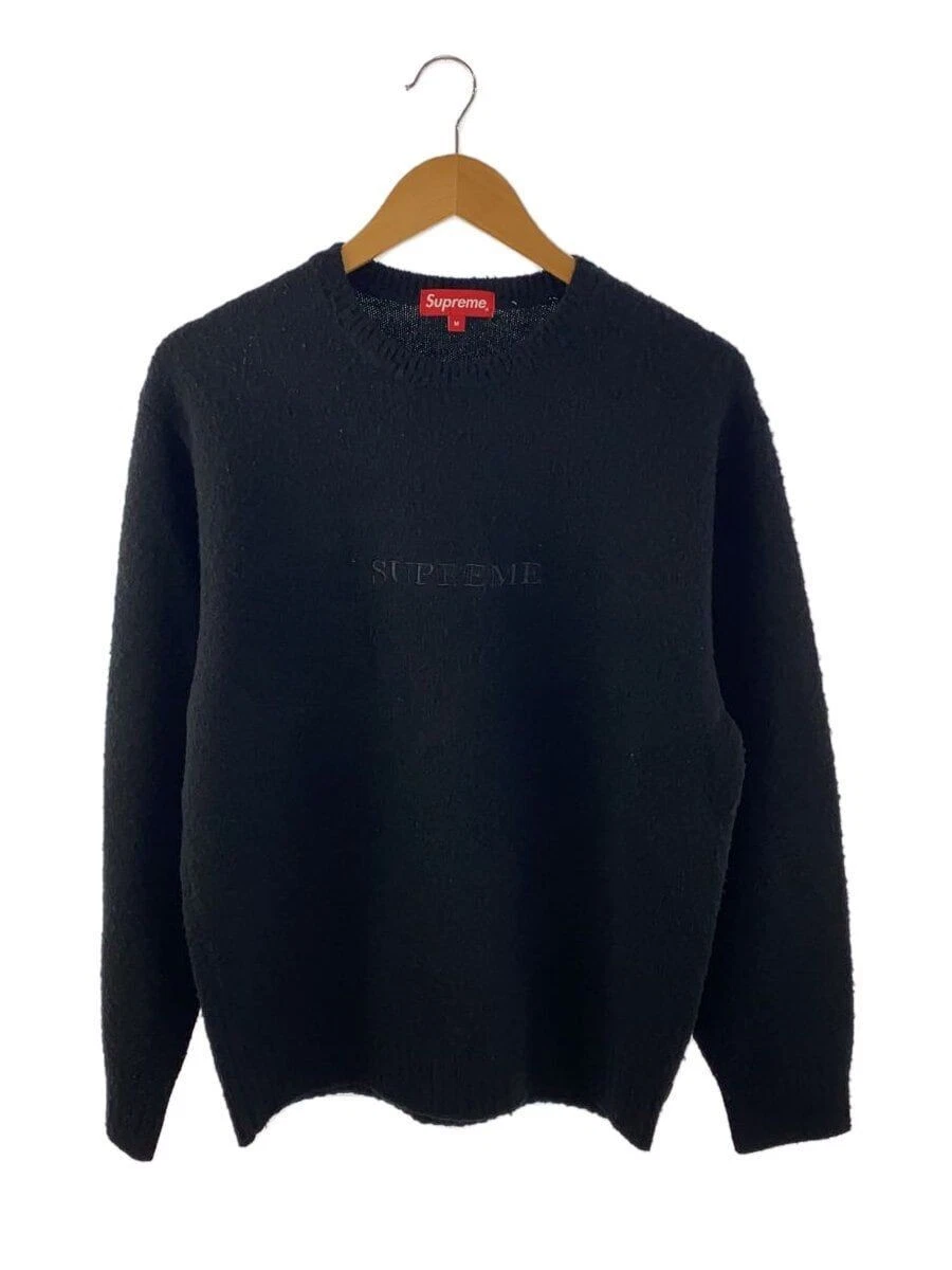 Pull Supreme Knit Pilled (Sheer M laine noir occasion