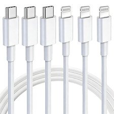 Iphone Charger 3Pack 10 FT USB C to Lightning Cable Apple Mfi Certified