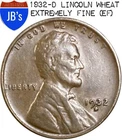 1932-D Lincoln Wheat Cent Penny 1c - EXTREMELY FINE (EF)