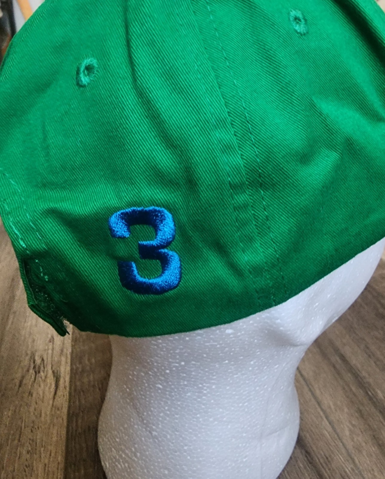 NUOVO Polo Ralph Lauren Fragrances Big Pony Strap cappello posteriore verde #3