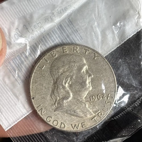 1962 EXTRA FINE FRANKLIN HALF DOLLAR-LITTLETON CO.