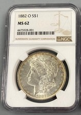 NGC MS62 US Morgan dollaro d'argento $ 1 1882-O spedizione gratuita G12