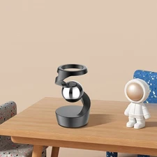 Gravity Defying Kinetic Desk Toy - Levitating Gyroscope Fidget for Office Decor