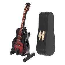 Guitar Model Mini Exquisite Musical Instrument Decorative Handicraft Ornament...