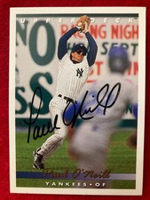 TOUGH! Paul O'Neill  New York Yankees SIGNED Auto Card