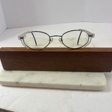 Vtg Safety Glasses Eyewear Side Shields Clear Lenses Metal Frame Retro