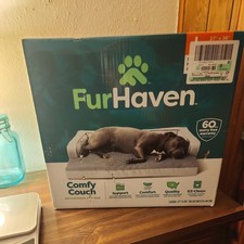 FurHaven Pet Bed for Dogs and Cats Orthopedic Comfy Couch 27in x 36in