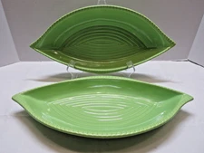 MCM USA 347 Leaf Dishes - Set of Two