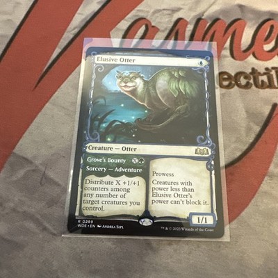 all otter cards mtg MTG Elusive Otter (Showcase) Wilds of Eldraine Regular #0289