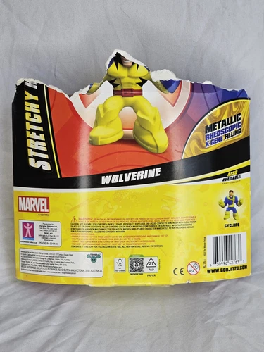 Heroes of Goo Jit Zu X-Men '97 Wolverine Stretchy Action Figure ▪︎ DAMAGED BOX - Picture 3 of 5