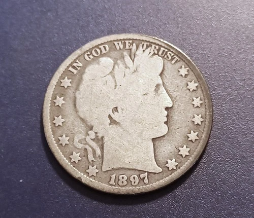 Good 1897-P Barber Half Dollar