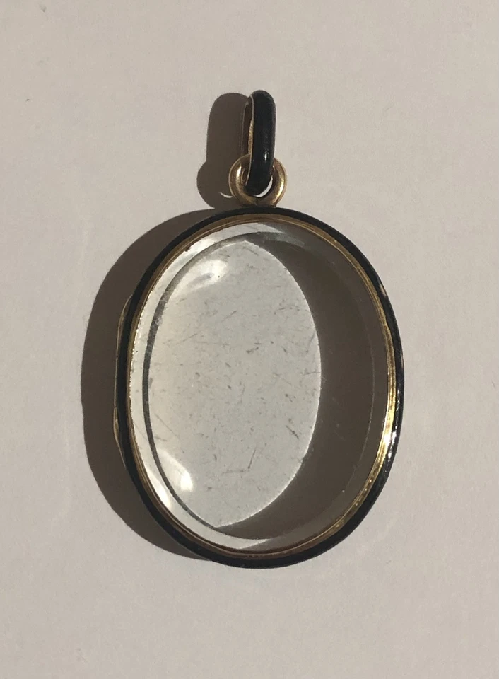 PENDENTIF PORTE PHOTO EN OR 18 CARATS POIDS 13,9 g - Photo 2/4