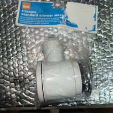 B&Q Chrome Standard Shower Waste 35mm Outlet