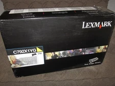 Lexmark C792X1YG Yellow Extra High Yield Toner Cartridge Genuine OEM C792