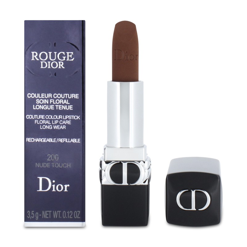 Dior Rouge Lipstick Floral Care 200 Nude Touch Velvet 3.5g